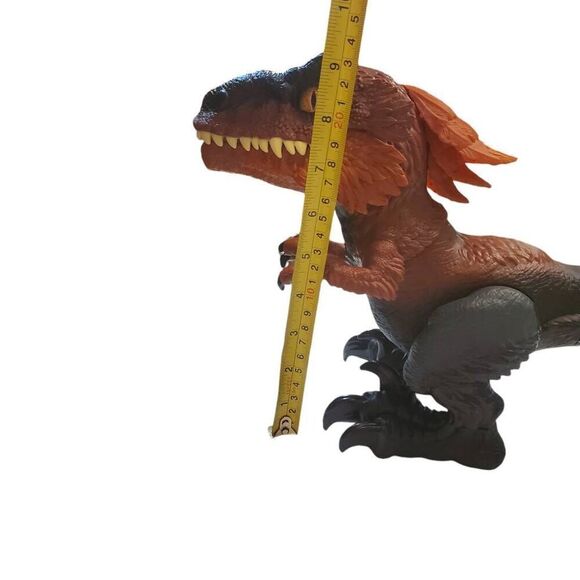Mattel Jurassic World Dominion Pyroraptor Ultimate Fire Dinosaur Figure Intellig - Picture 6 of 8